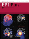 European Physical Journal Plus雜志封面